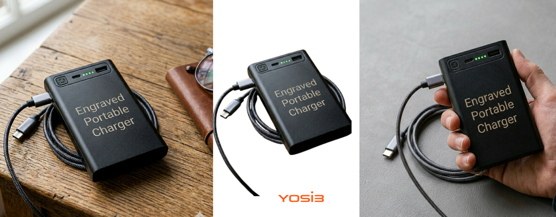 engraved portable charger