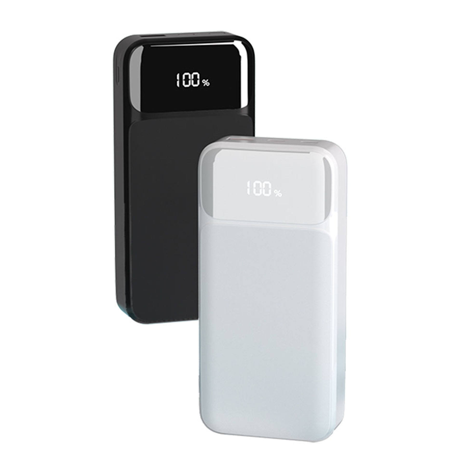 PD20W Digital Display Power Bank Fast Charging Type-C Plastic