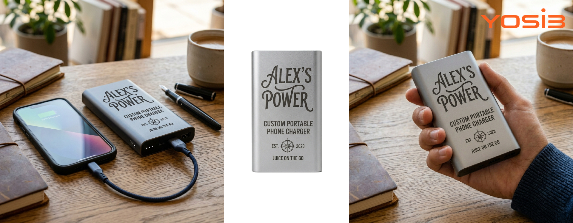 custom portable phone charger