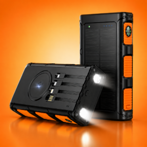 Best Powerbank 30000mAh Capacity Solar Charging Solution